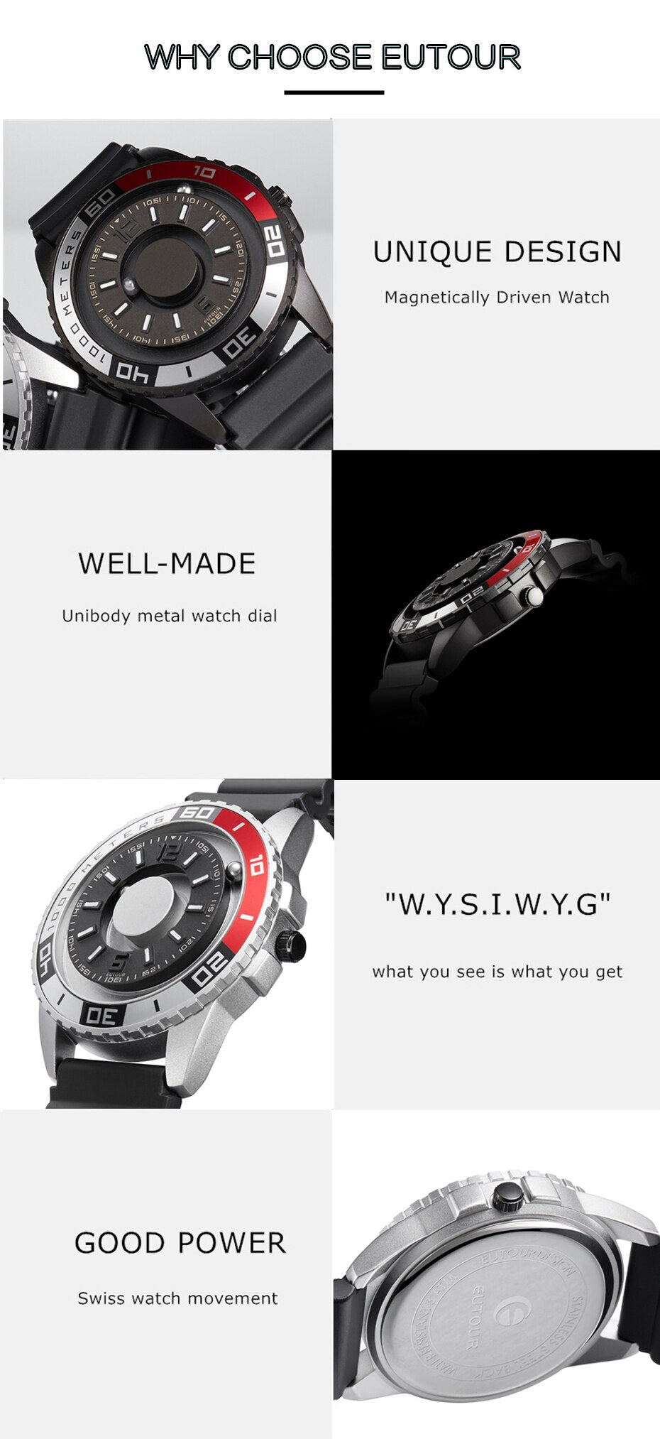 Eutour Magnetic Iron Balls Watch for Men - Premium Watches from Eutour - Just $65.00! Shop now at Dressmycell.com Eutour Magnetic Iron Balls Watch for Men - Premium Watches from Eutour - Just $65.00! Shop now at Dressmycell.com